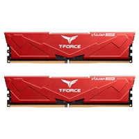 Team T-Force Vulcan FLRD532G5200HC40CDC01 32GB (2x16GB) System Memory, 5200MHz, CL40, DDR5 Kit, Red Team T-Force Vulcan FLRD532G5200HC40CDC01 32GB (2x16GB) System Memory, 5200MHz, CL40, DDR5 Kit, Red